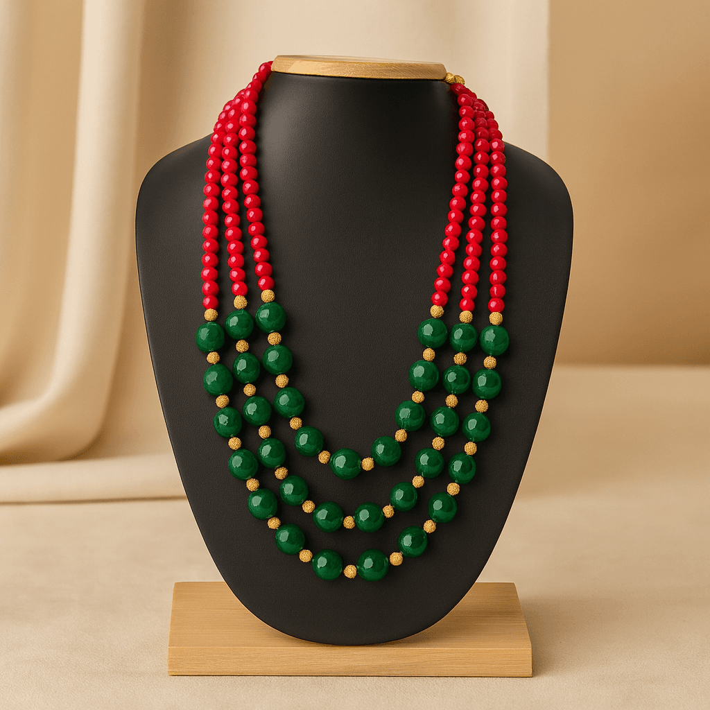 Multi-strand Beaded Necklace